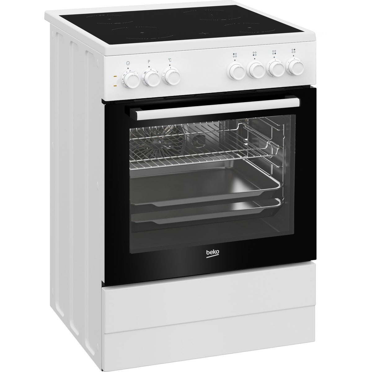 Cuisinière vitrocéramique BEKO FBE67100GWS