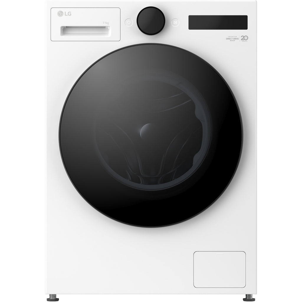 Lave linge hublot LG F14X76WHST - 11 kg - 1400 tr/min - Classe A - Direct drive - Connecté WiFi