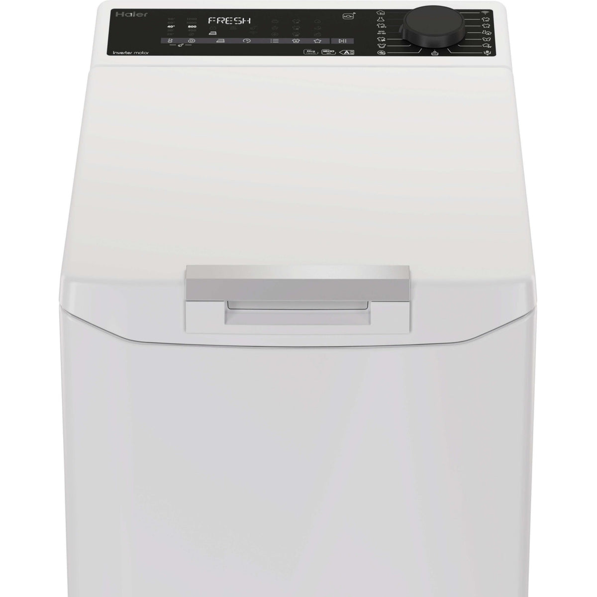 Lave linge top HAIER THASN286TM5P-S - 8 kg - 1200 tr/min - Classe A - Moteur induction - Connecté