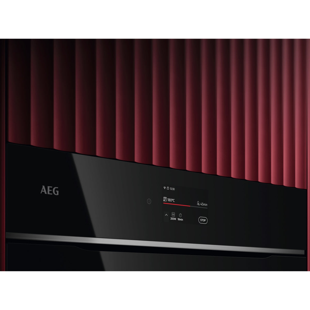Four micro onde combiné AEG TM7NK721B - Combiné micro-ondes - Écran tactile