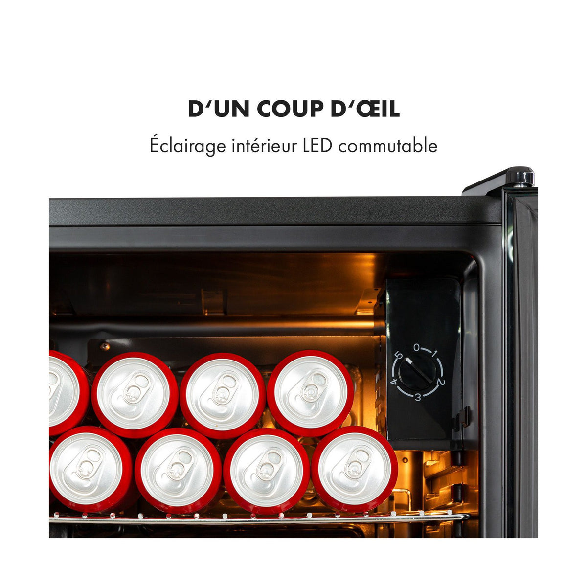 Réfrigérateur top KLARSTEIN Beersafe XXL 80L - Noir