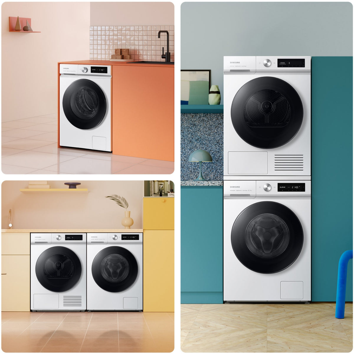 Lave linge hublot SAMSUNG WW11BB744DGW Bespoke AI Reconditionné