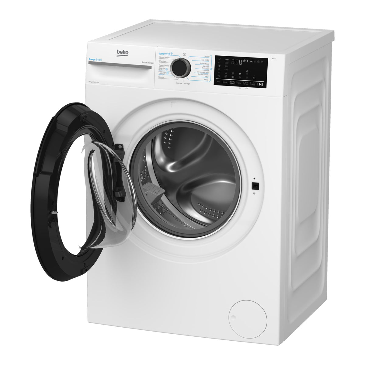 Lave linge hublot BEKO BM3WFT412411B - 12 kg - 1400 tr/min - Classe A - Moteur induction