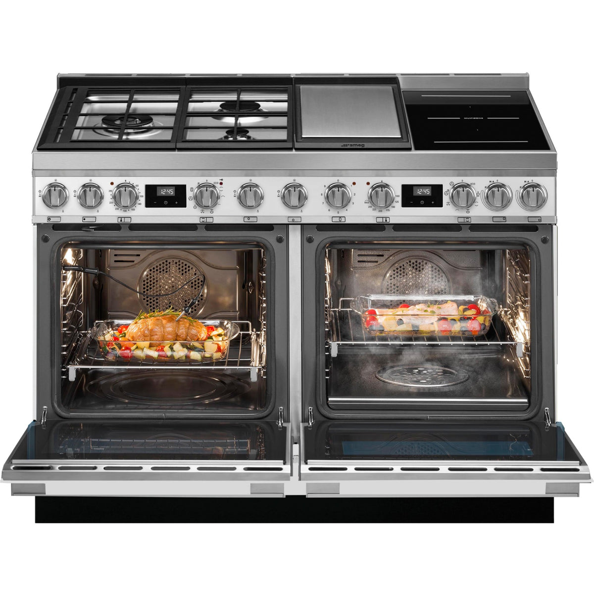 Piano de cuisson mixte SMEG CPF120IGMPWH