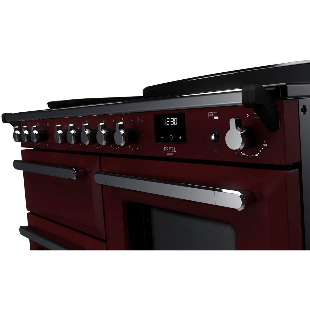 Piano de cuisson induction FALCON ESTEL DELUXE OCTAB IND 110 CM BORDEAUX