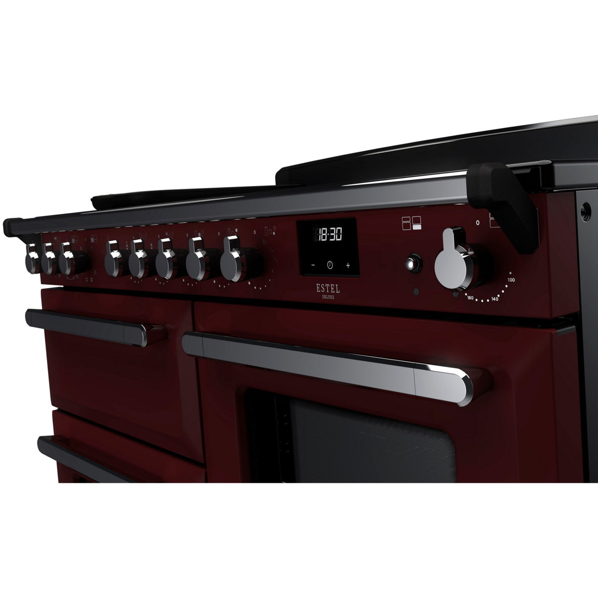 Piano de cuisson induction FALCON ESTEL DELUXE OCTAB IND 110 CM BORDEAUX