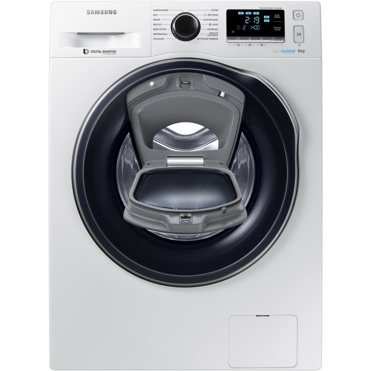 Lave linge hublot SAMSUNG ADD WASH WW80K6414QW Reconditionné