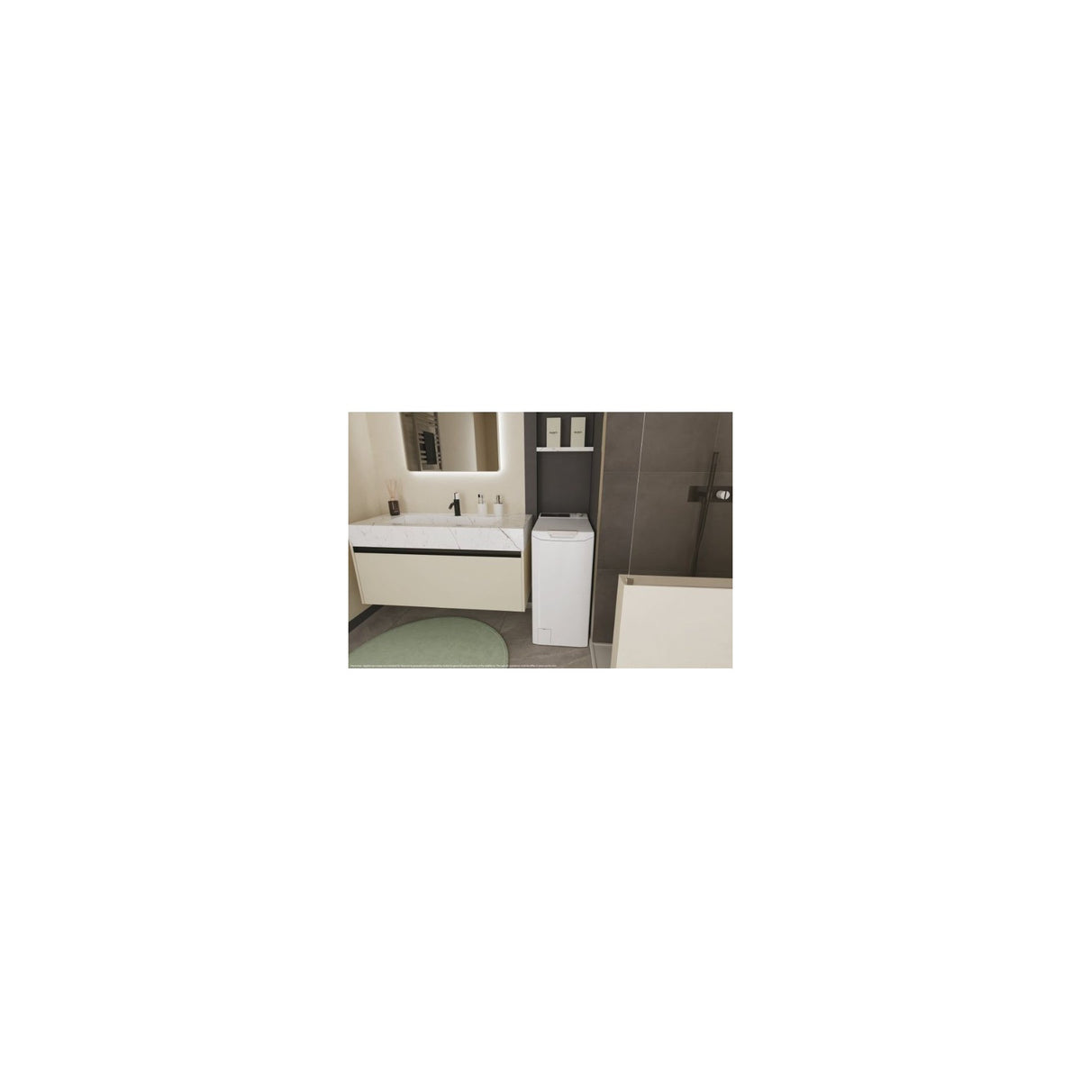 Lave linge top CANDY TCAS284TM4-S