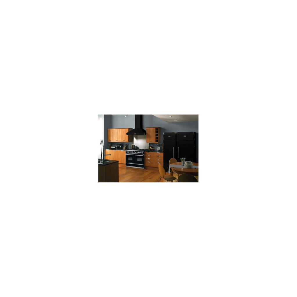 Piano de cuisson gaz FALCON PKR110 CONT MIXT NOIR/CHROM/GM