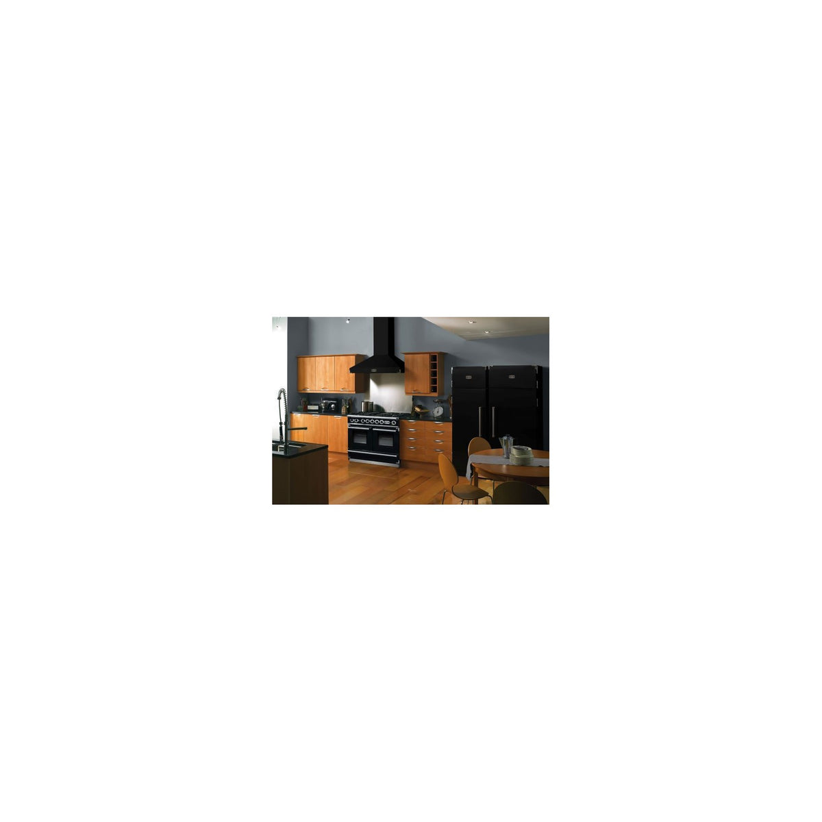 Piano de cuisson gaz FALCON PKR110 CONT MIXT NOIR/CHROM/GM