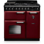 Piano de cuisson gaz FALCON NGC TAB GAZ 90 CM BORDEAUX CHROME