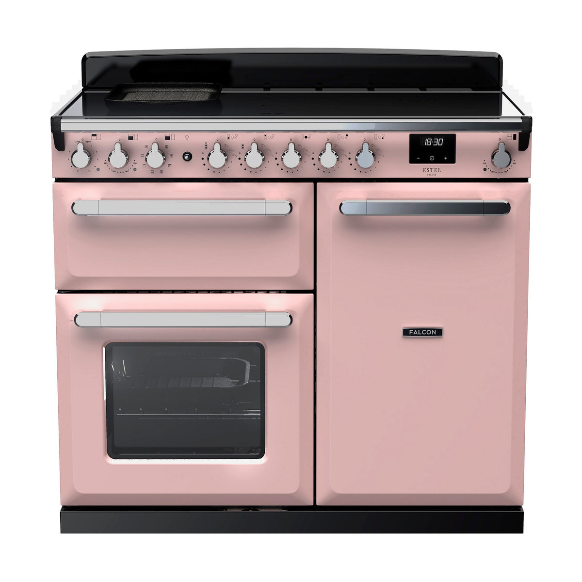 Piano de cuisson induction FALCON ESTEL DELUXE TAB IND 100 CM ROSE PASTEL