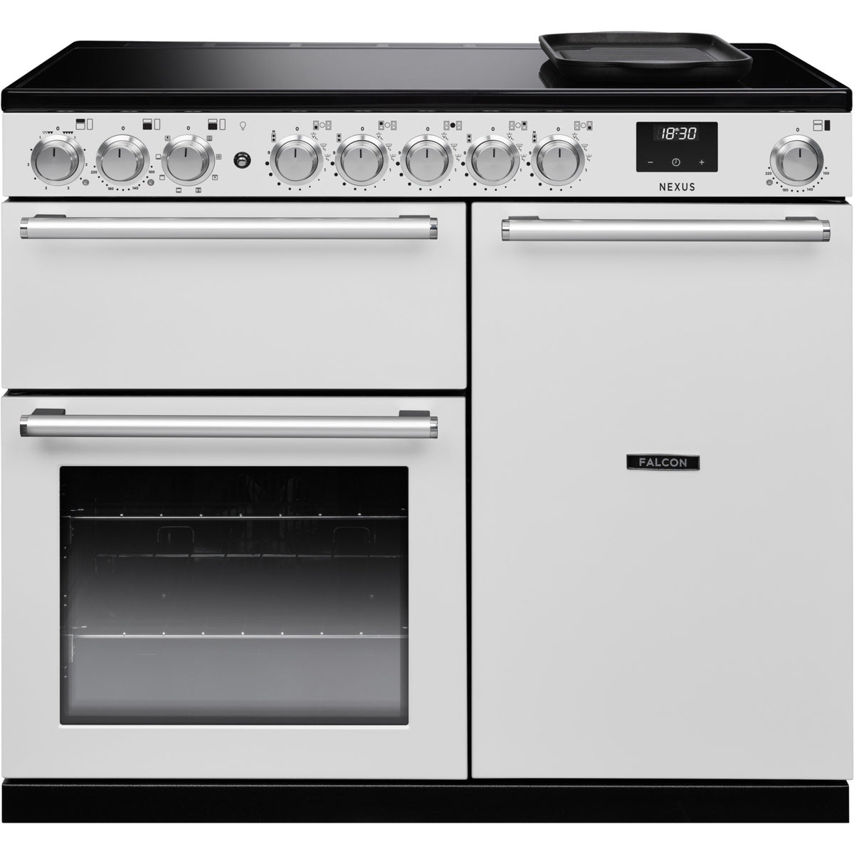 Piano de cuisson induction FALCON NEXUS NGC TAB IND 100 CM BLANC CHROME
