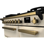 Piano de cuisson gaz FALCON ESTEL DELUXE TAB GAZ 90 CM CREME PASTEL