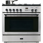 Piano de cuisson gaz FALCON PROFESSIONAL + FXP 90 MIXTE INOX