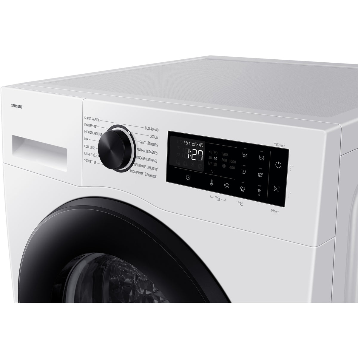 Lave linge hublot SAMSUNG WW10FG5U34AEEF - 10 kg - 1400 tr/min - Classe A - Moteur induction - Connecté wifi