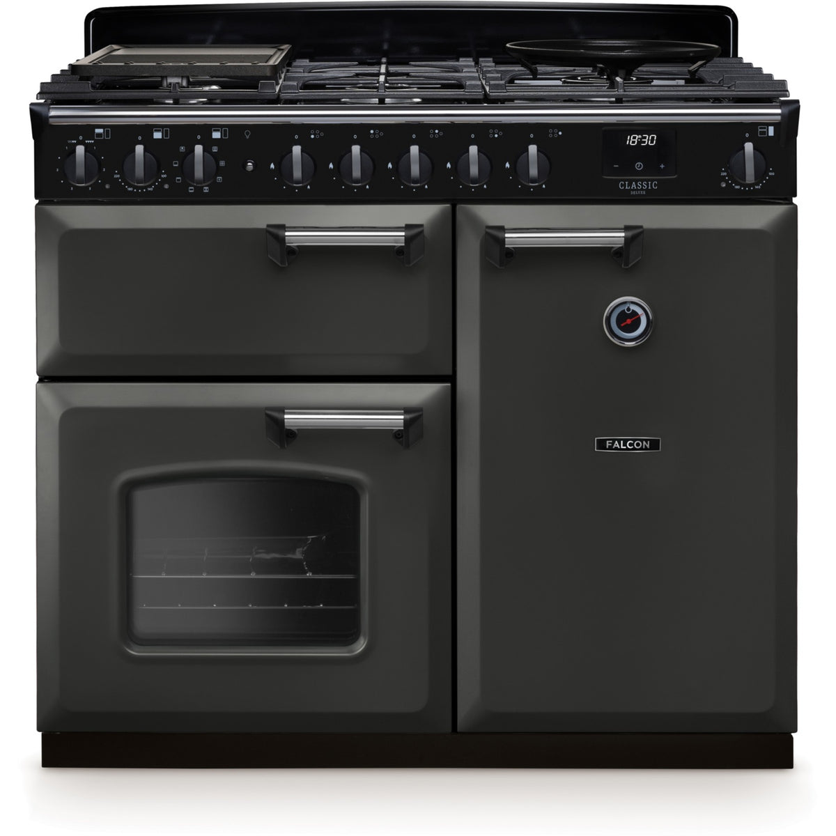 Piano de cuisson gaz FALCON NGC TAB GAZ 100 CM ARDOISE CHROME
