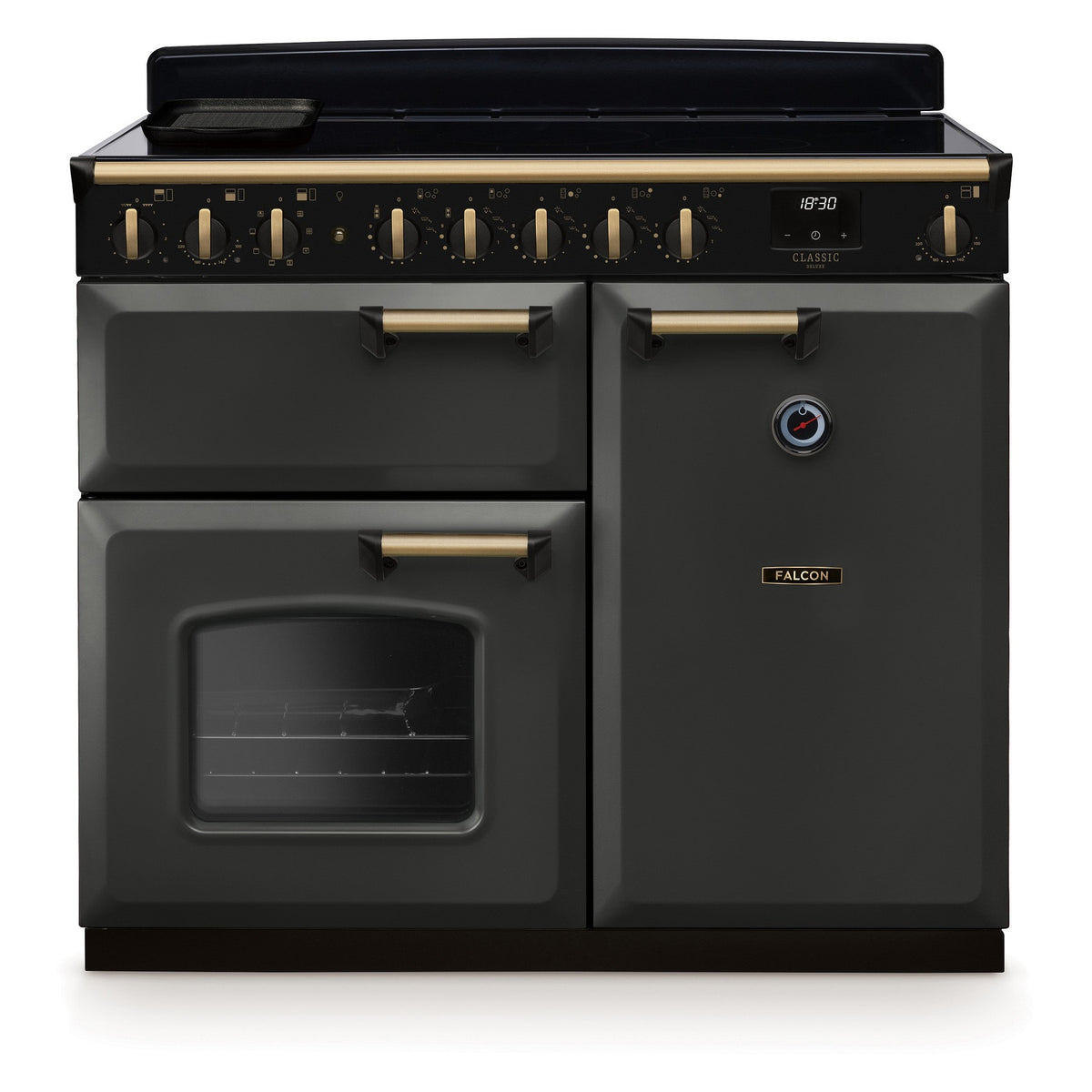 Piano de cuisson induction FALCON NGC TAB IND 100 CM ARDOISE LAITON ANTIQU