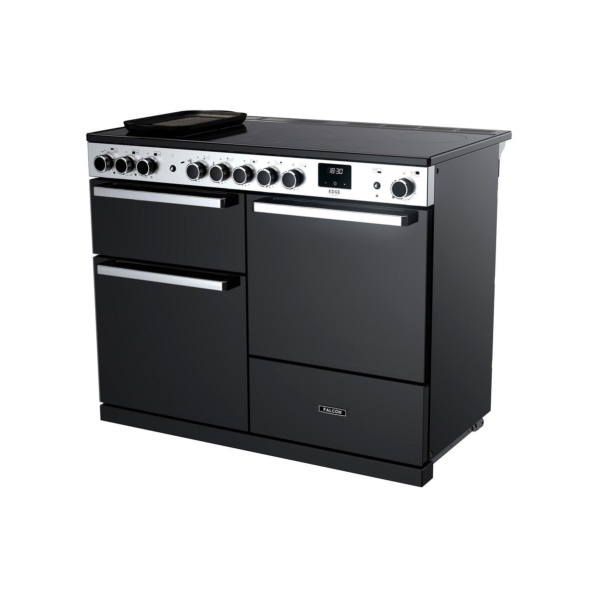Piano de cuisson induction FALCON EDGE DELUXE OC TAB IND 110 CM VERRE NOIR
