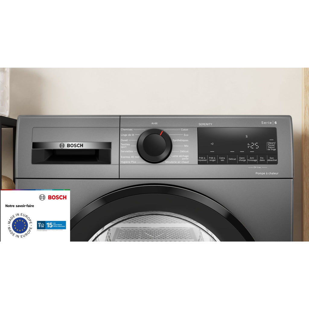 Sèche linge pompe à chaleur BOSCH WQG233DYFR