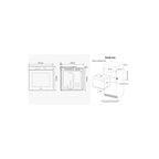 Four encastrable SAMSUNG NV7B7997AAK - Pyrolyse - Chaleur pulsée - Vapeur - Double cavité - Bespoke AI Série 7