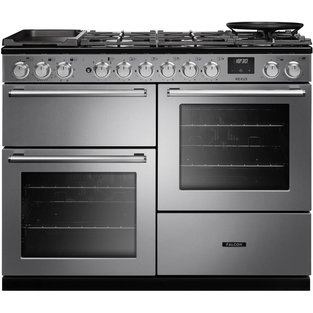 Piano de cuisson mixte FALCON NEXUS NGC OC TAB GAZ 110 CM INOX CHROME