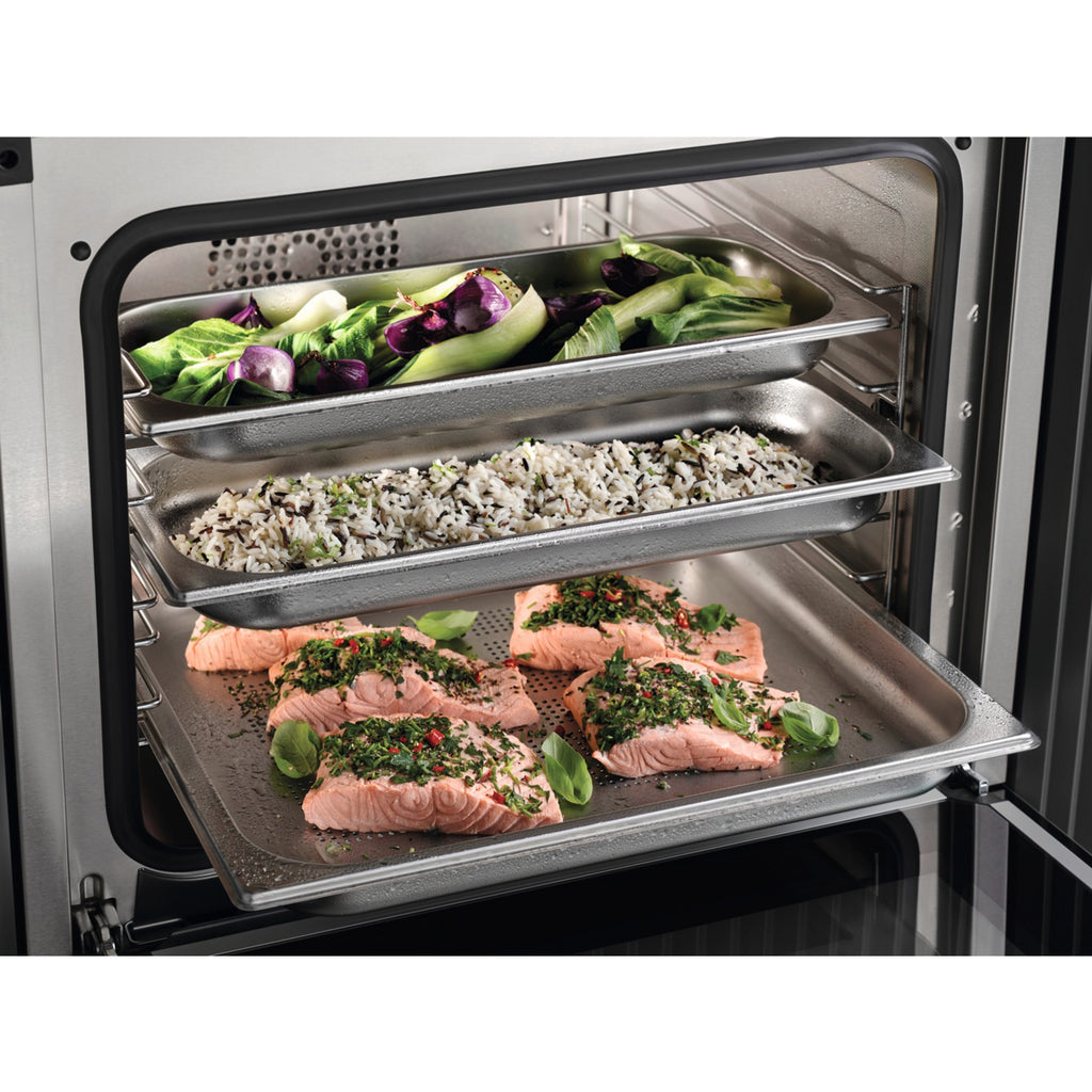Four encastrable fonction vapeur MIELE DGC7865HCXPROPEBE - Combiné vapeur - Hydrolyse - Porte froide - Rails télescopiques