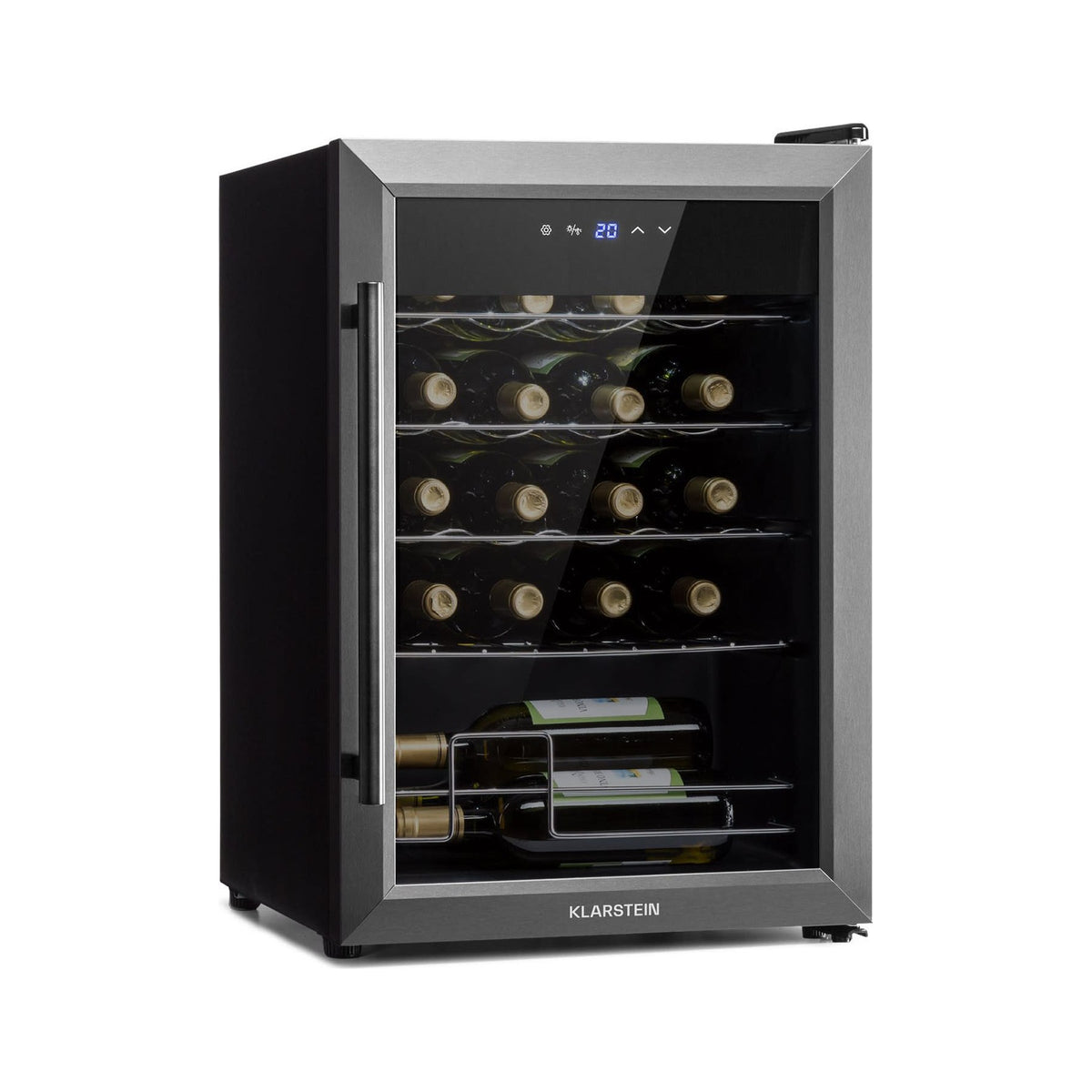 Cave à vin de service KLARSTEIN Shiraz 20 Uno - Gris foncé Reconditionné