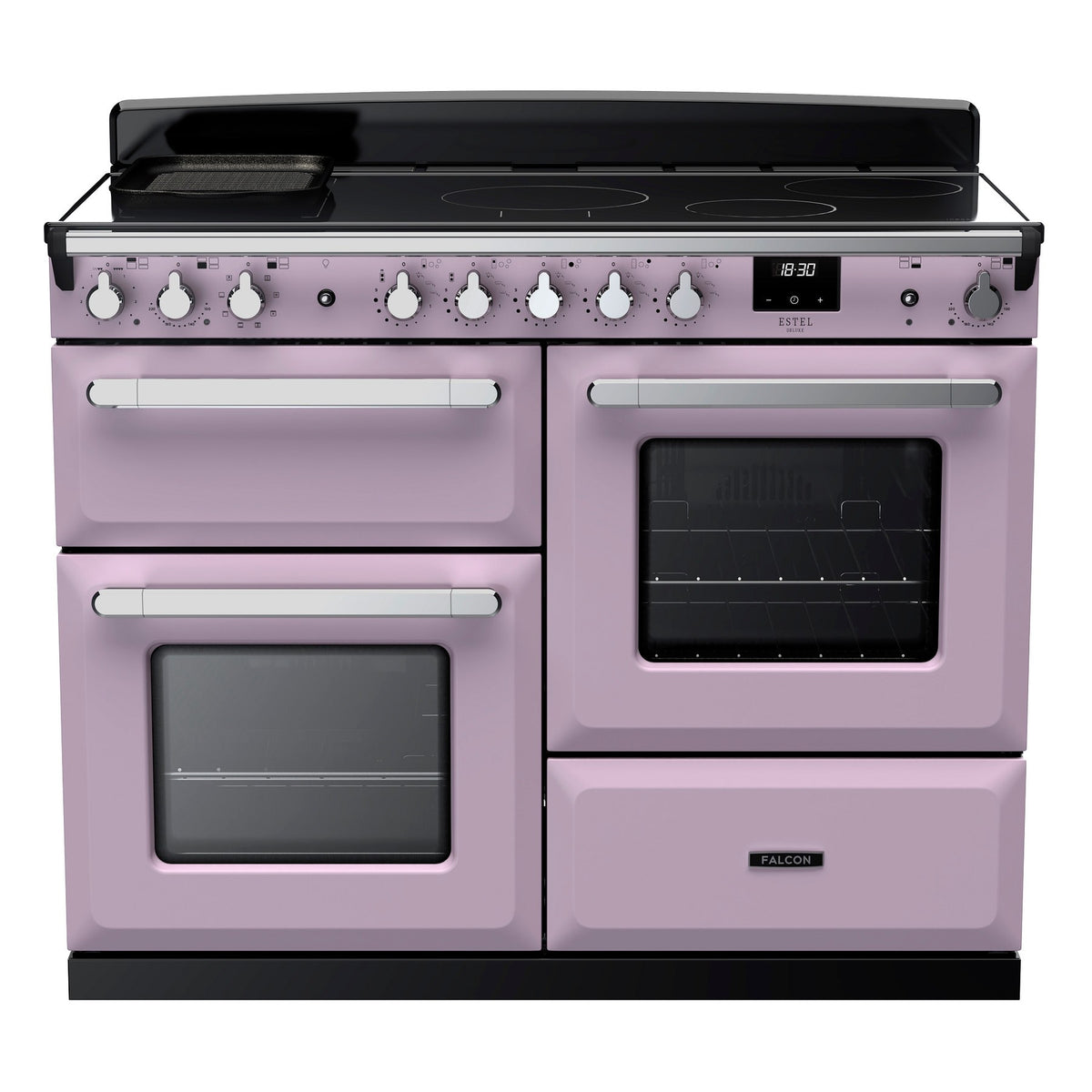Piano de cuisson induction FALCON ESTEL DELUXE OCTAB IND 110 CM PARME CHRO