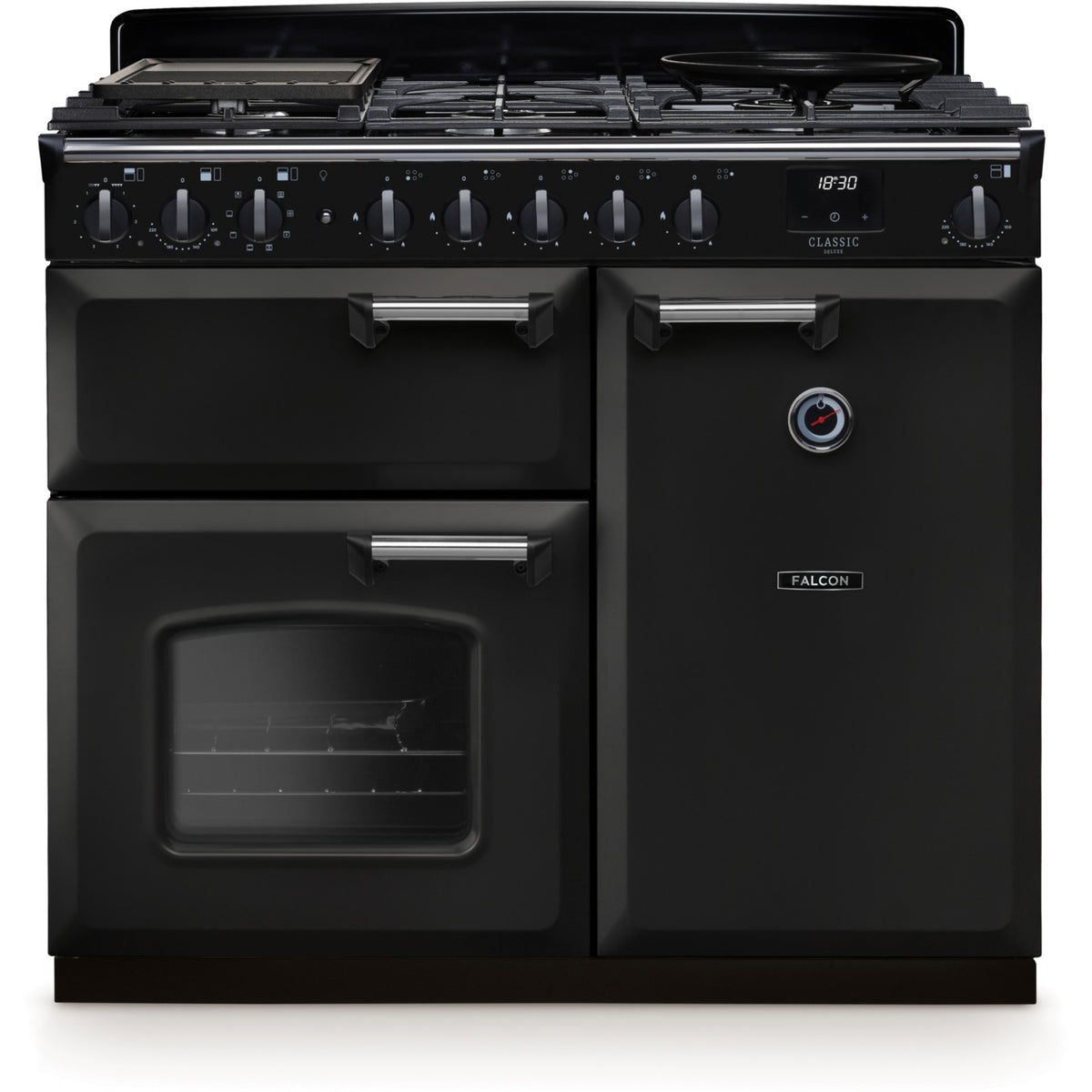 Piano de cuisson gaz FALCON NGC TAB GAZ 100 CM CHARBON CHROME