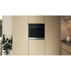 Four encastrable fonction vapeur WHIRLPOOL WOI5S8PM1SXAF - Pyrolyse - Chaleur tournante - Vapeur - Porte froide - Rails télescopiques