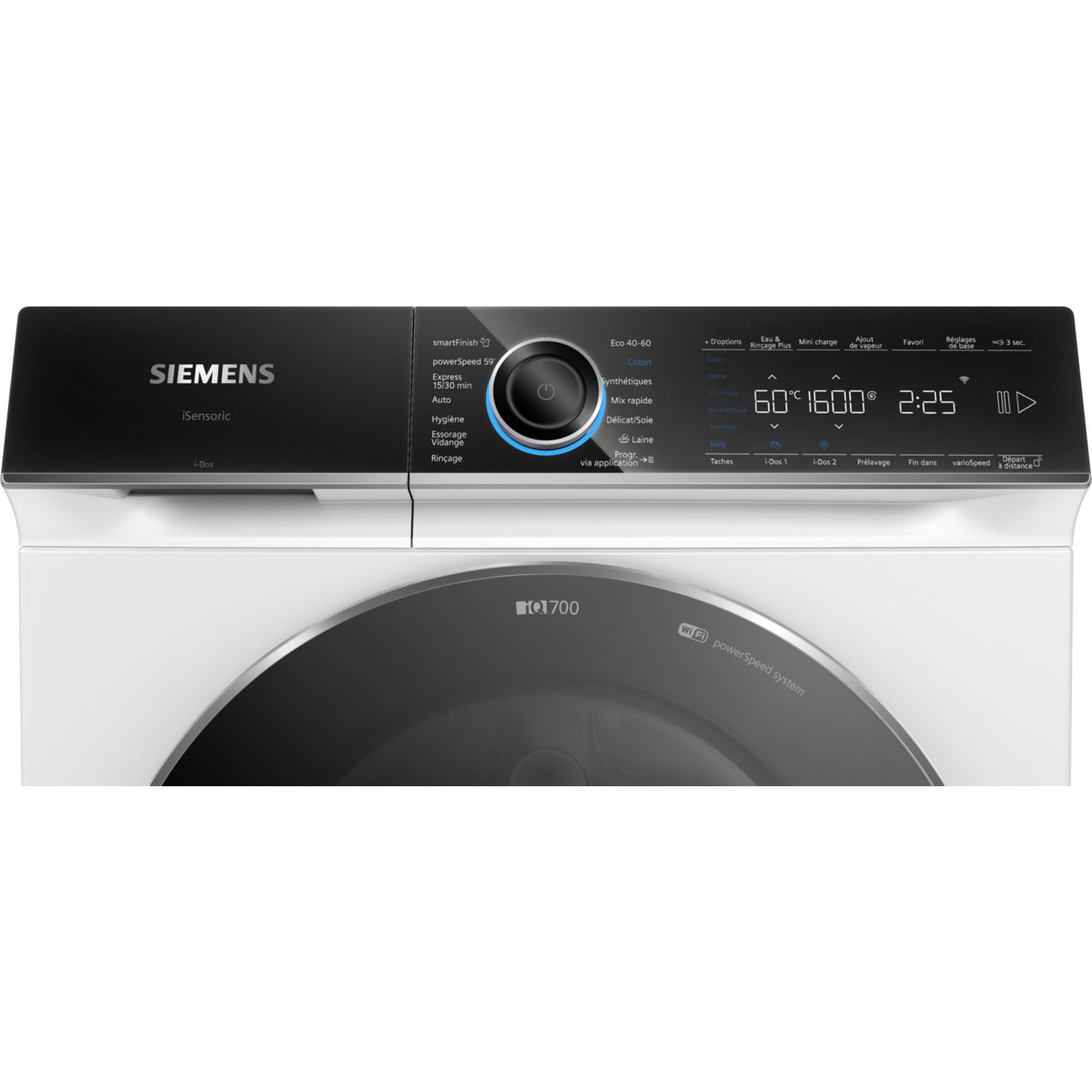 Lave linge hublot SIEMENS WG66B2ABFR - 11 kg - 1600 tr/min - Classe A - Moteur induction - Dosage automatique - Connecté