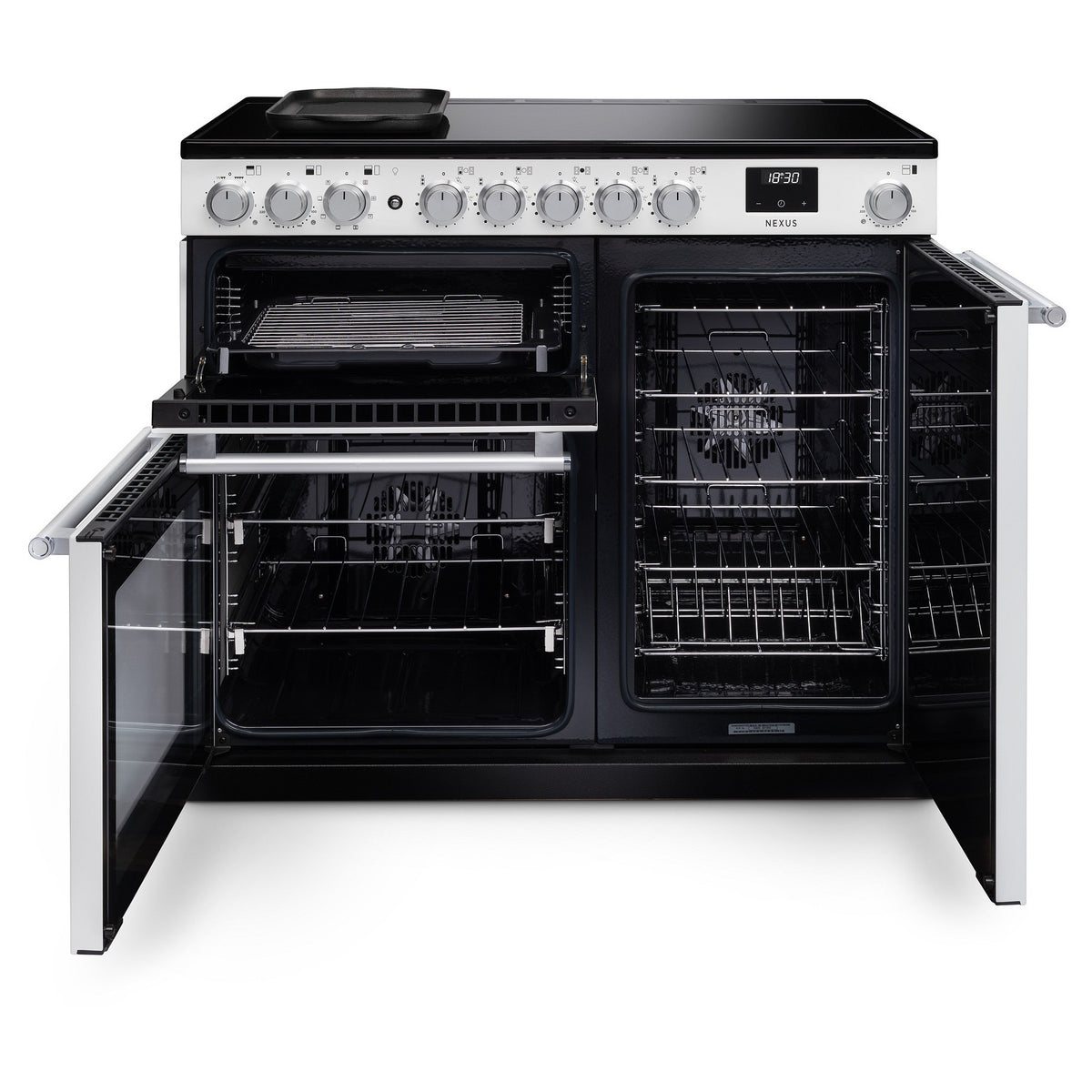 Piano de cuisson induction FALCON NEXUS NGC TAB IND 100 CM BLANC CHROME