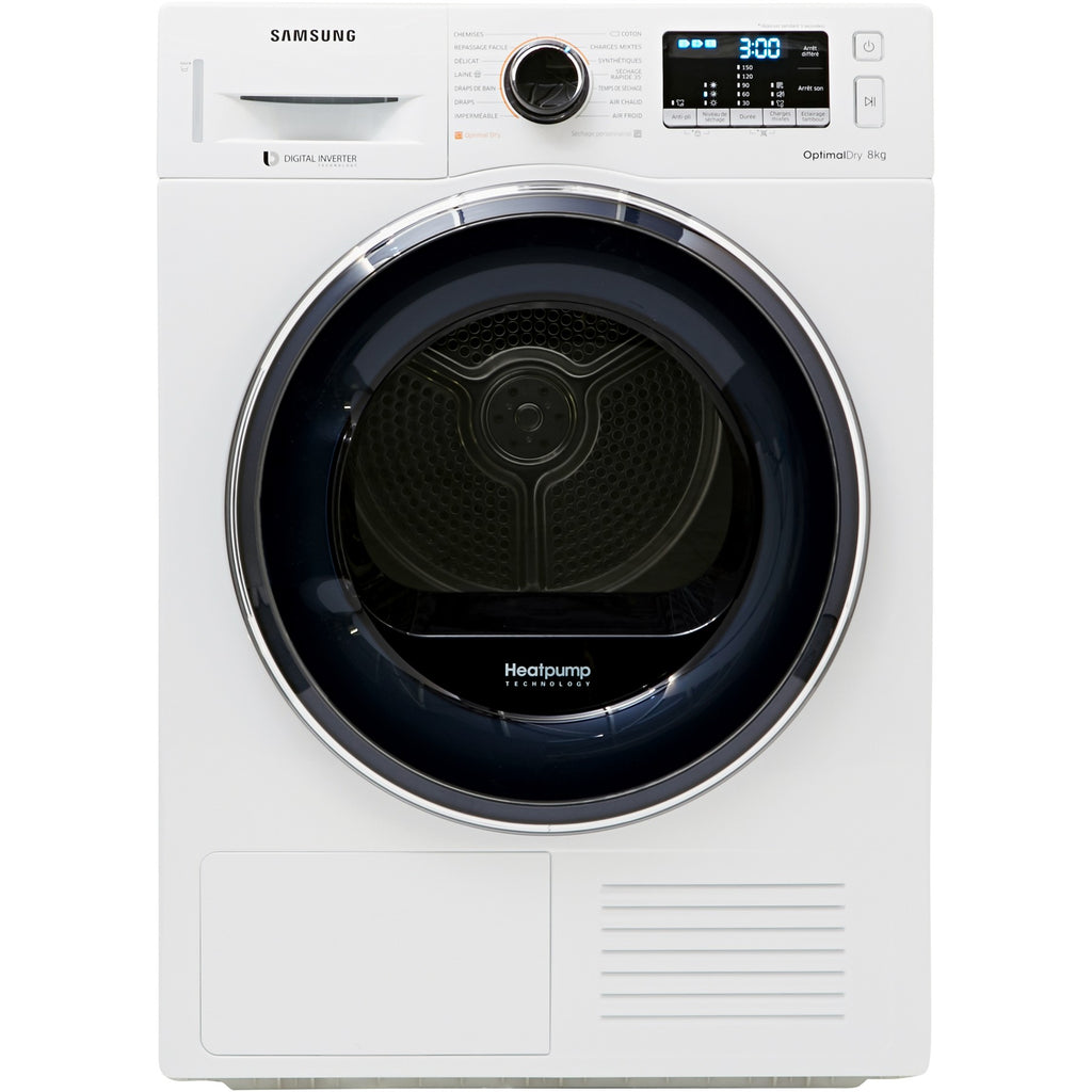 Sèche linge pompe à chaleur SAMSUNG DV80M52103W/EF Reconditionné