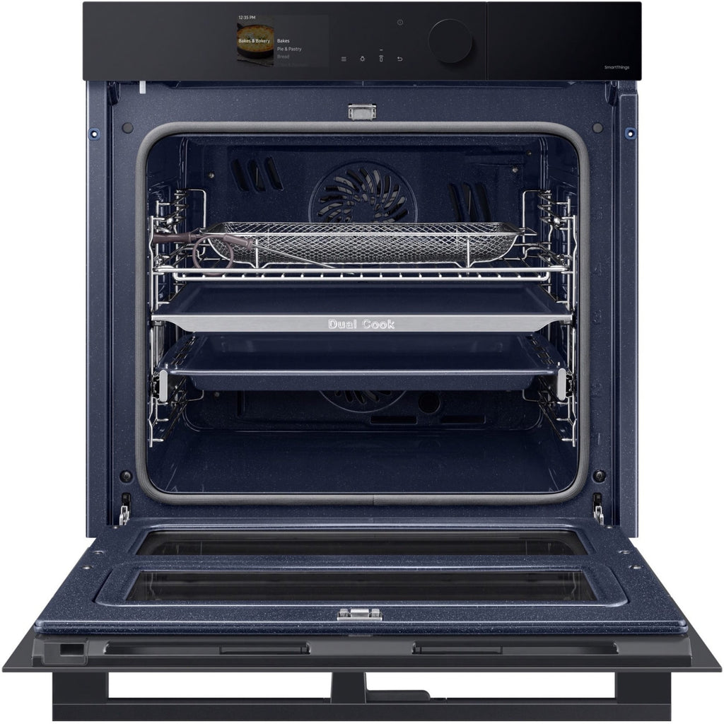 Four encastrable SAMSUNG NV7B6795JAK - Double cavité - Pyrolyse - Chaleur pulsée - Vapeur - Porte froide