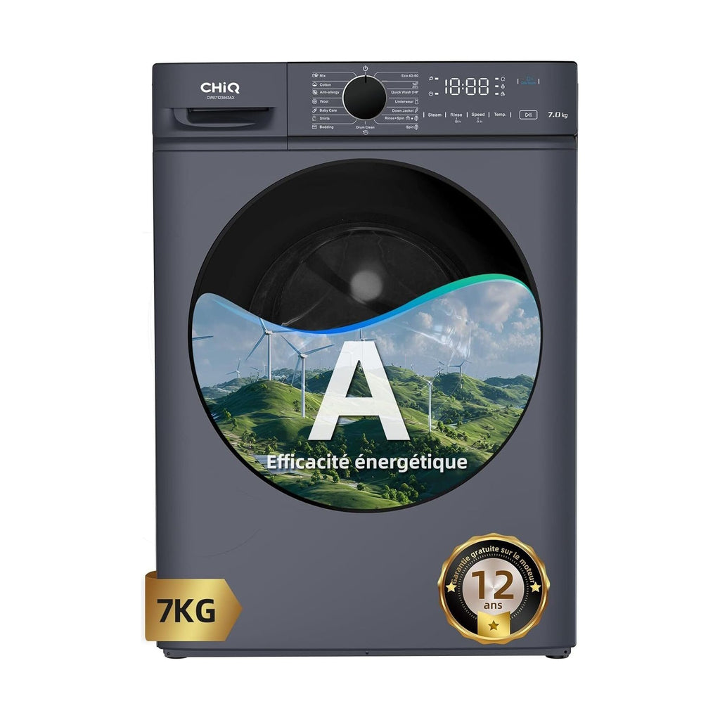 Lave linge hublot CHIQ CW07123863AX