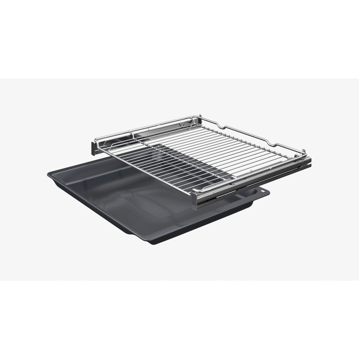 Four encastrable BOSCH HBG972KB1 - Pyrolyse - Chaleur pulsée - Porte froide - Série 8 - Sonde de Cuisson - Air Fry