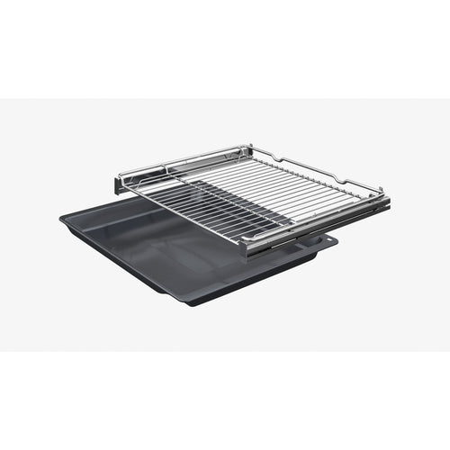 Four encastrable BOSCH HBG972KB1 - Pyrolyse - Chaleur pulsée - Porte froide - Série 8 - Sonde de Cuisson - Air Fry