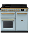 Piano de cuisson induction FALCON ESTEL DELUXE TAB IND 100 CM BLEU PASTEL