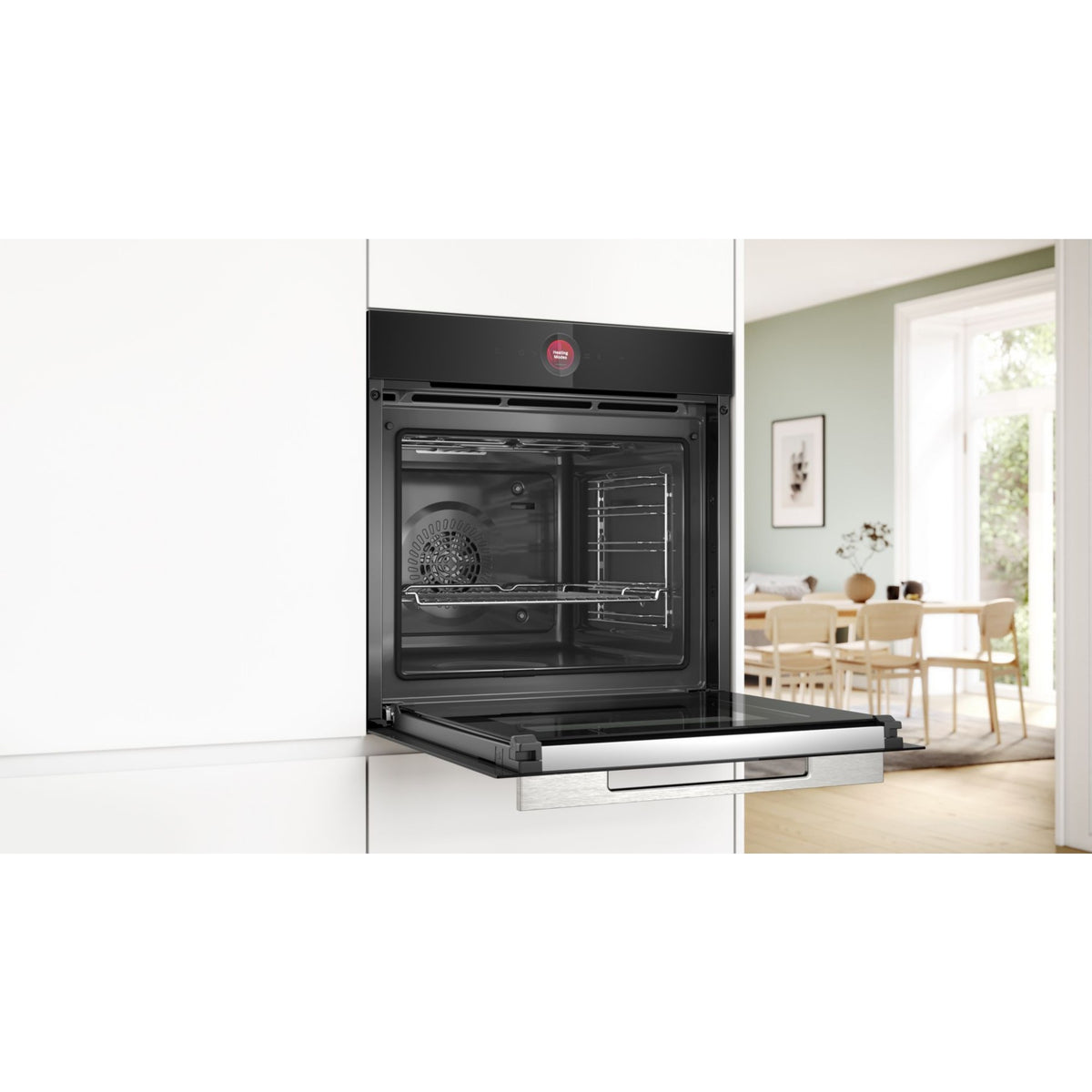 Four encastrable BOSCH HBG7741B1 - Hydrolyse - Pyrolyse - Chaleur pulsée - Porte froide - Série 8 - Air Fry - Wifi
