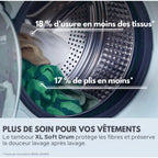 Lave linge séchant hublot CANDY BC4S485M4D8-S - 8/5 kg - 1400 tr/min - Classe D - Moteur Inverter - Connecté