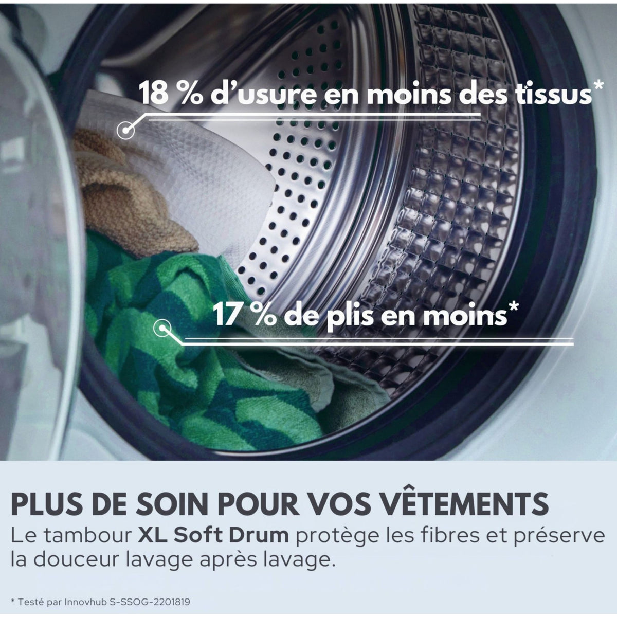 Lave linge séchant hublot CANDY BC4S485M4D8-S - 8/5 kg - 1400 tr/min - Classe D - Moteur Inverter - Connecté