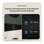 Lave linge séchant hublot LG F214WT8WH - 12/10 kg - 1400 tr/min - Classe A - Moteur AI Direct Drive - Connecté