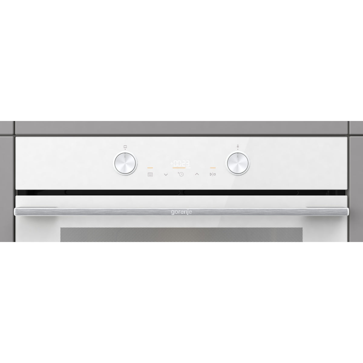Four encastrable GORENJE BPS6737E06PWG - Pyrolyse - Chaleur pulsée - Porte froide - Rails télescopiques