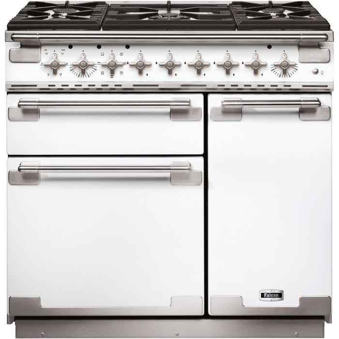 Piano de cuisson gaz FALCON ELISE90 MIXT BLANC