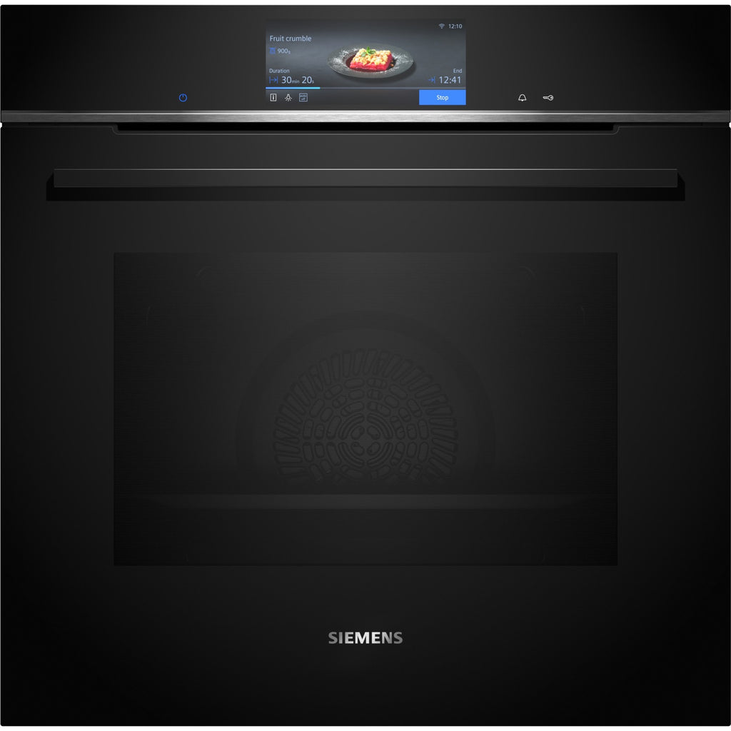 Four encastrable SIEMENS HB778G3B1 - Pyrolyse - Hydrolyse - Chaleur pulsée - IQ700 - Air Fry - Assistant Culinaire IA