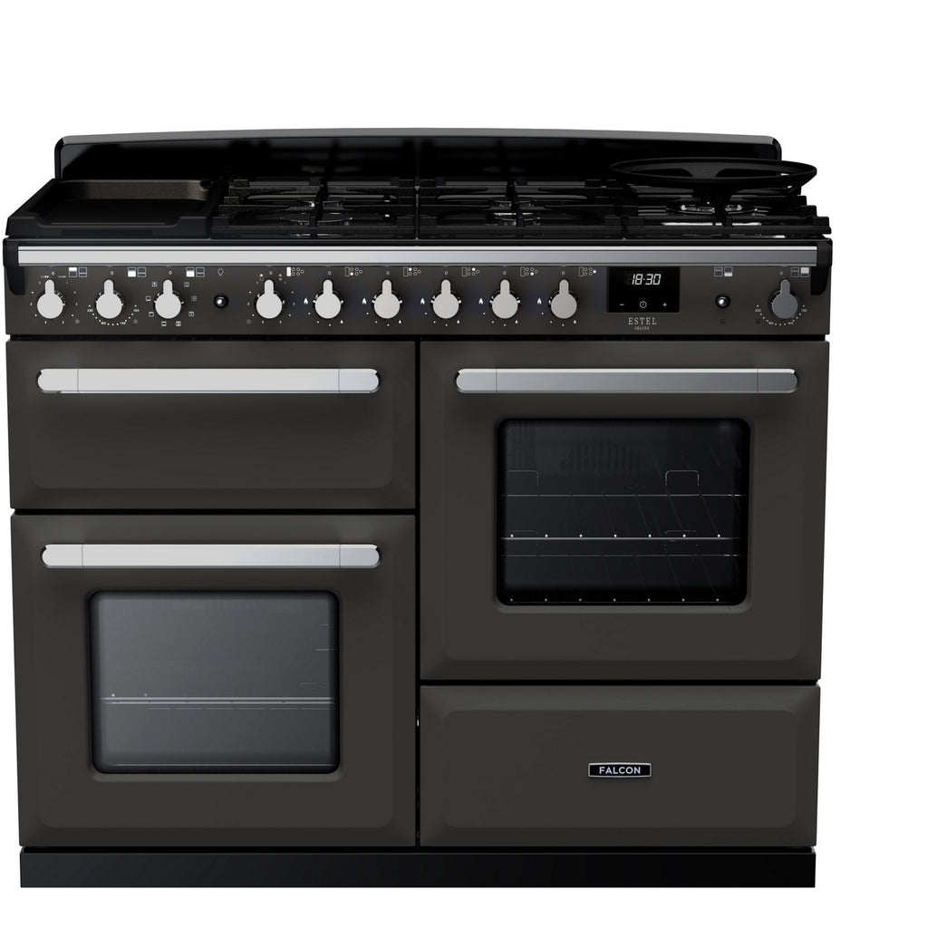 Piano de cuisson mixte FALCON ESTEL DELUXE OC TAB MIX 110 CM ARDOISE C