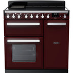 Piano de cuisson induction FALCON ESTEL DELUXE TAB IND 90 CM BORDEAUX CHRO