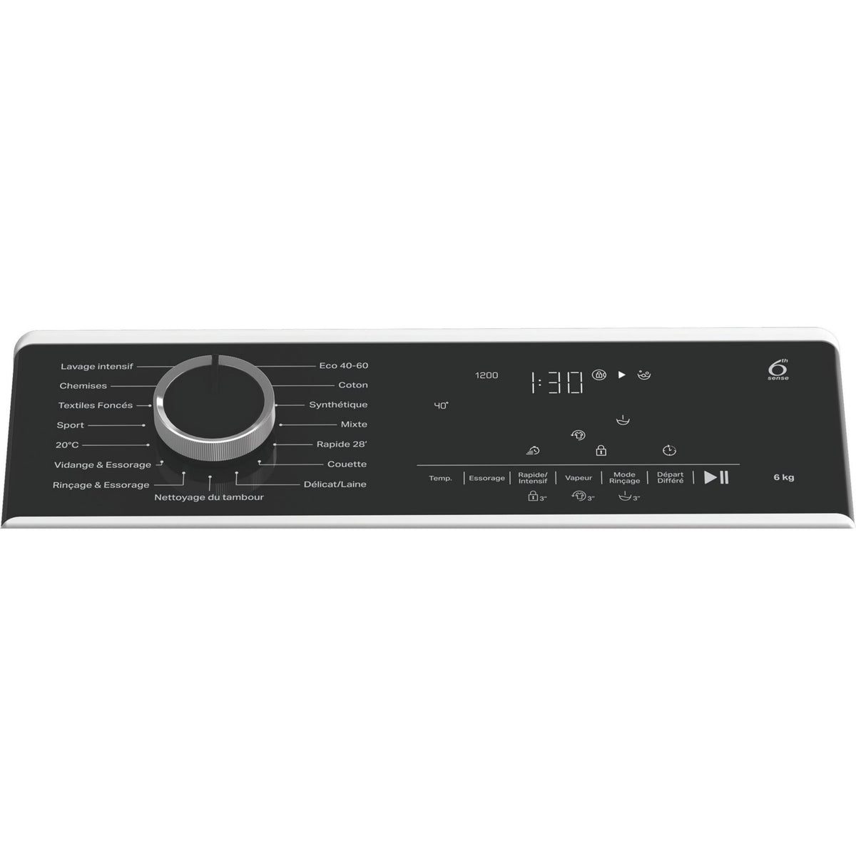 Lave linge top WHIRLPOOL TW621FRESHCAREEE - 6 kg - 1200 tr/min - Classe A - Moteur induction