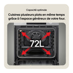 Four encastrable LG WS5D7230S - Pyrolyse - Chaleur pulsée - Porte froide